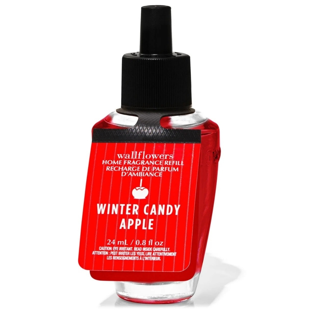 Bath Body Works Holiday Winter Candy Apple Wallflower Plug Fragrance Refill NEW